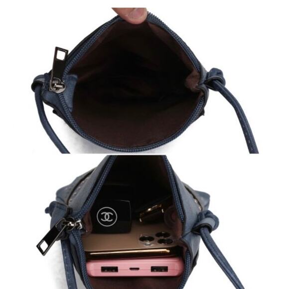 MKF - Athena Crossbody Purse in DUSTY ROSE - Picture 5 of 5